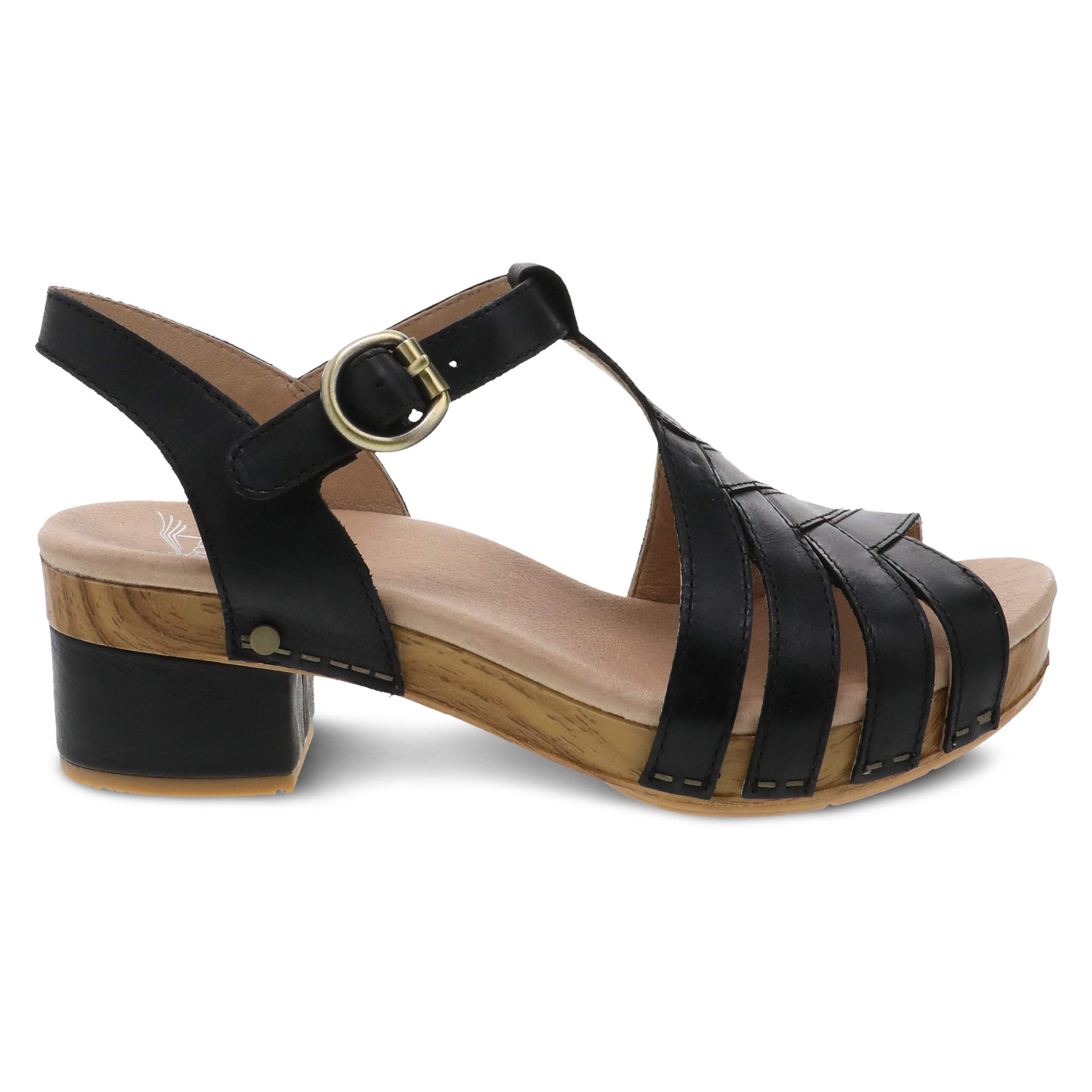 Dansko Women's Mara Comfortable Leather Sandals - Slip-Resistant & Arch Support for Walking, Travel & Casual Wear