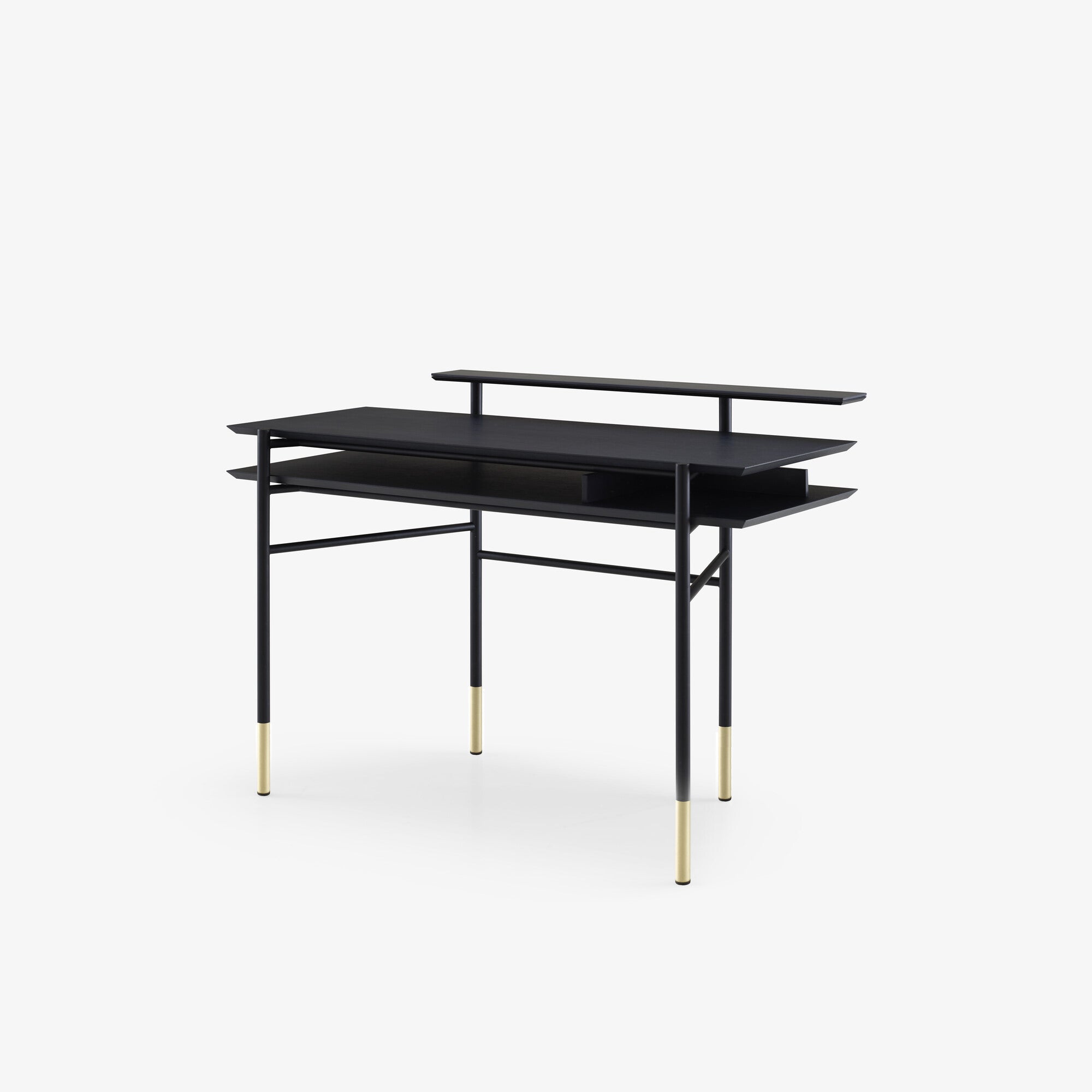 Modern Wooden Clyde Desk - Home Office Desk with Storage Drawer, Study Writing Table for Small Spaces | Perfect for Remote Work, Online Classes & Crafting