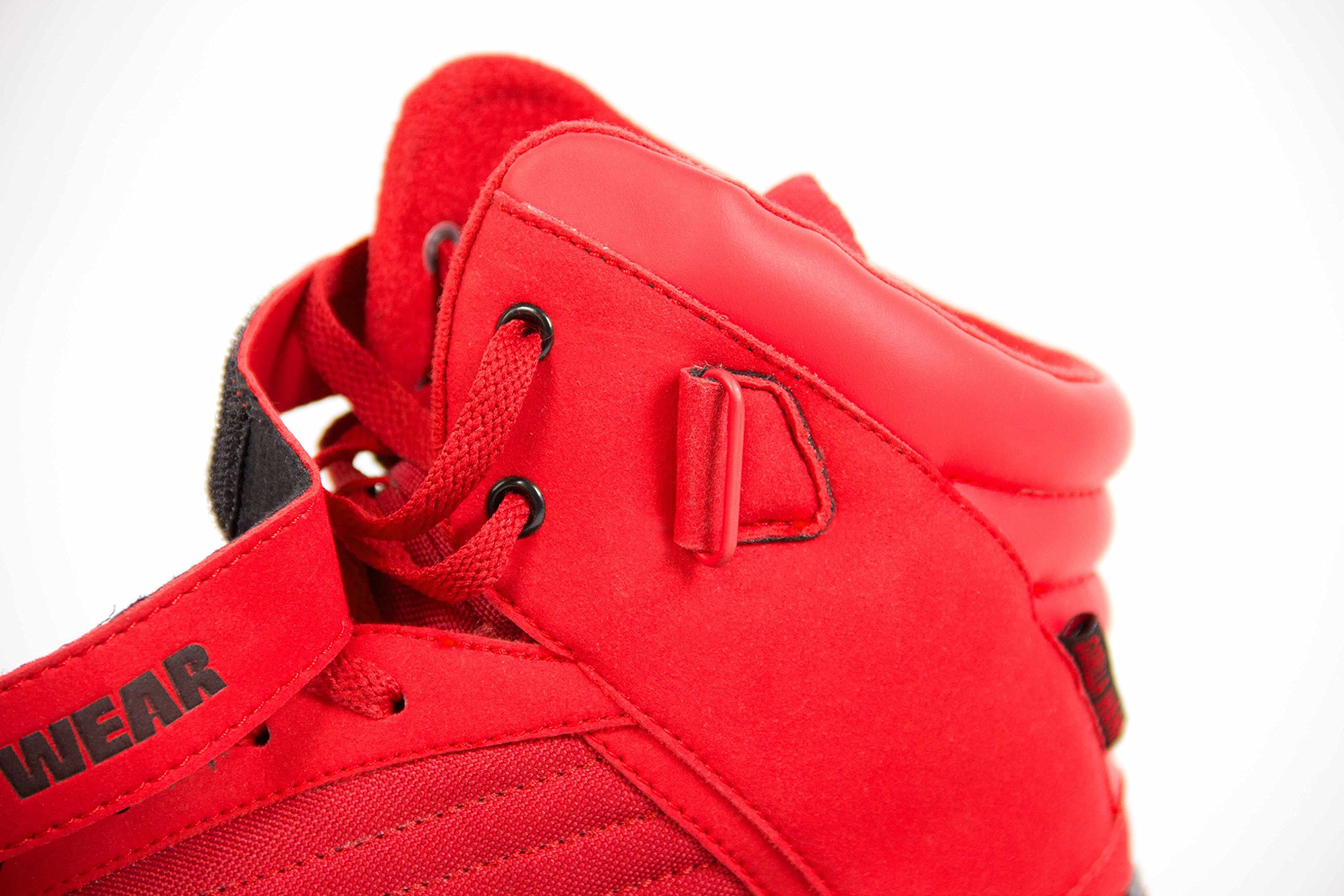 GORILLA WEAR High Top Gymnastics Shoes for Men & Women - Breathable & Flexible Training Shoes for Gymnastics, Dance, Workouts - Red