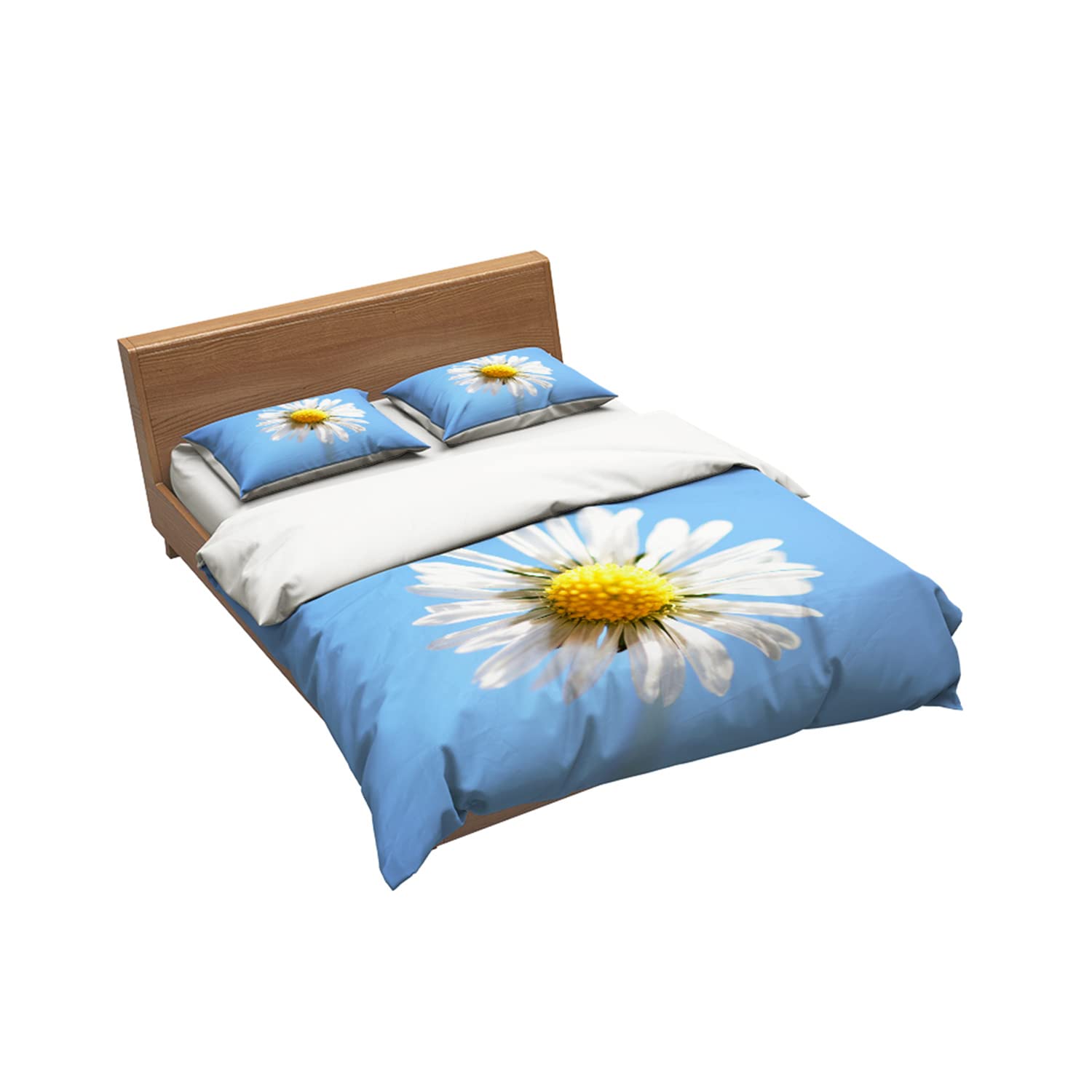 Floral Duvet Cover Set - Twin/Full/Queen/King Size 3D Rose Flower Print Bedding with Pillowcases - Valentine's Day Lotus Peony Pink Retro Chrysanthemum Design - 2/3/4PCS (Queen Size 4PCS) - Perfect for Romantic Bedrooms, Guest Rooms & Cozy Home Decor