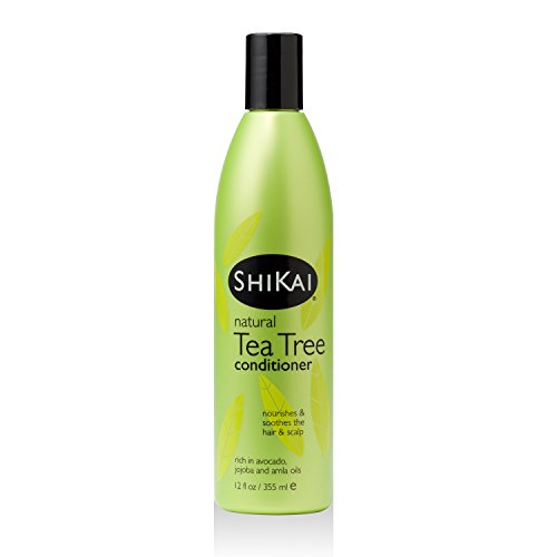Shikai Natural Tea Tree Hair Conditioner for Dry Scalp & Dandruff - 12 Oz Hydrating Formula for Smooth, Healthy Hair - Perfect for Daily Use & Scalp Care