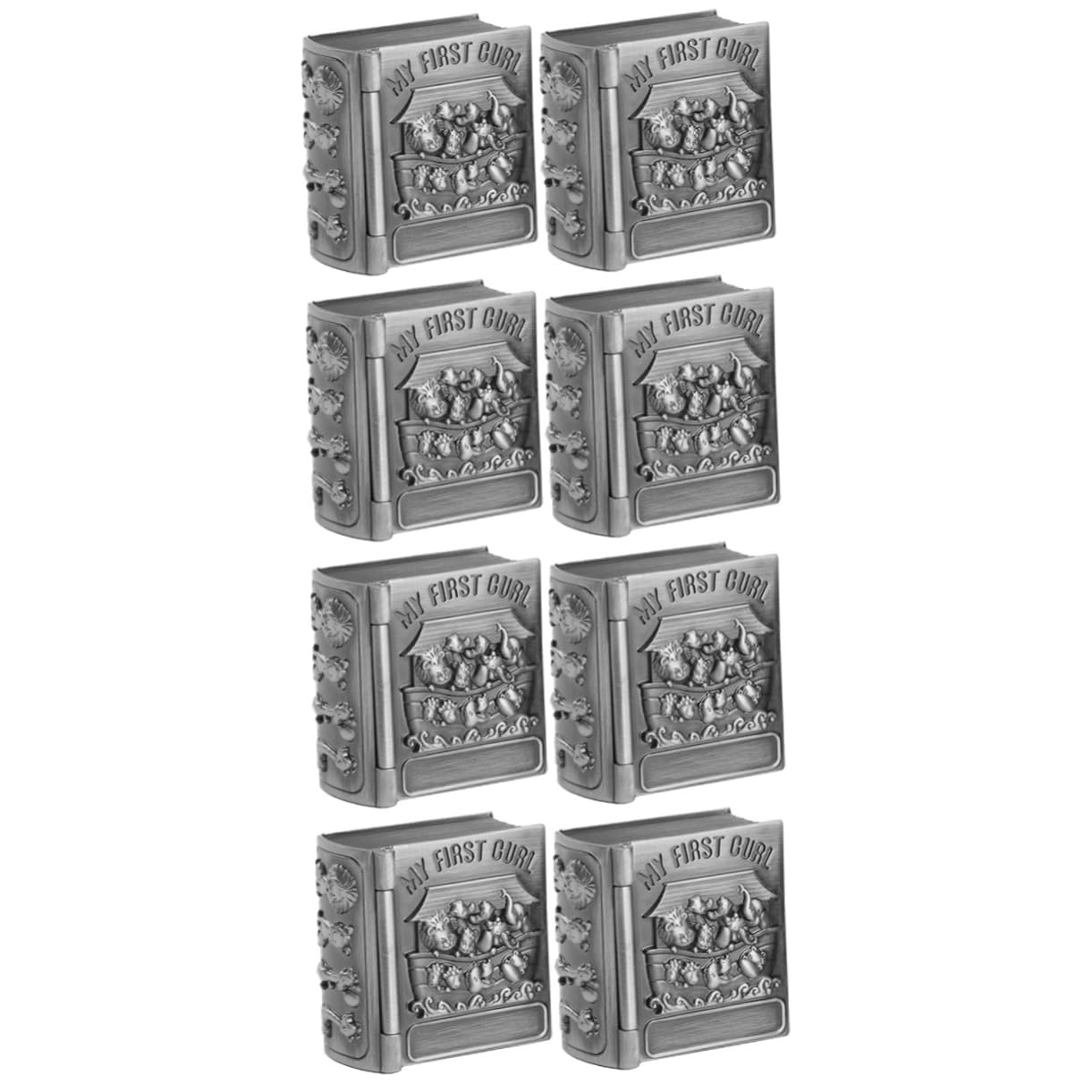 Kichvoe 4-Piece Baby Tooth Keepsake Box Set - Organizer for First Teeth, Baby Shower Gift, Memory Storage for Kids (2 Boxes x 4 Sets) - Perfect for Newborns, Toddlers & Sentimental Parents