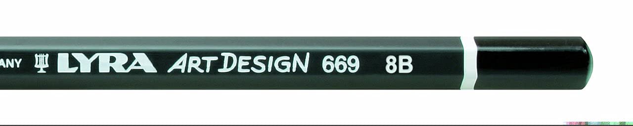 LYRA Rembrandt Art Design Drawing Pencil - Professional 8B Graphite Lead Sketching Pencil for Artists & Students - Perfect for Shading, Sketching & Detailed Artwork (1 Pencil)