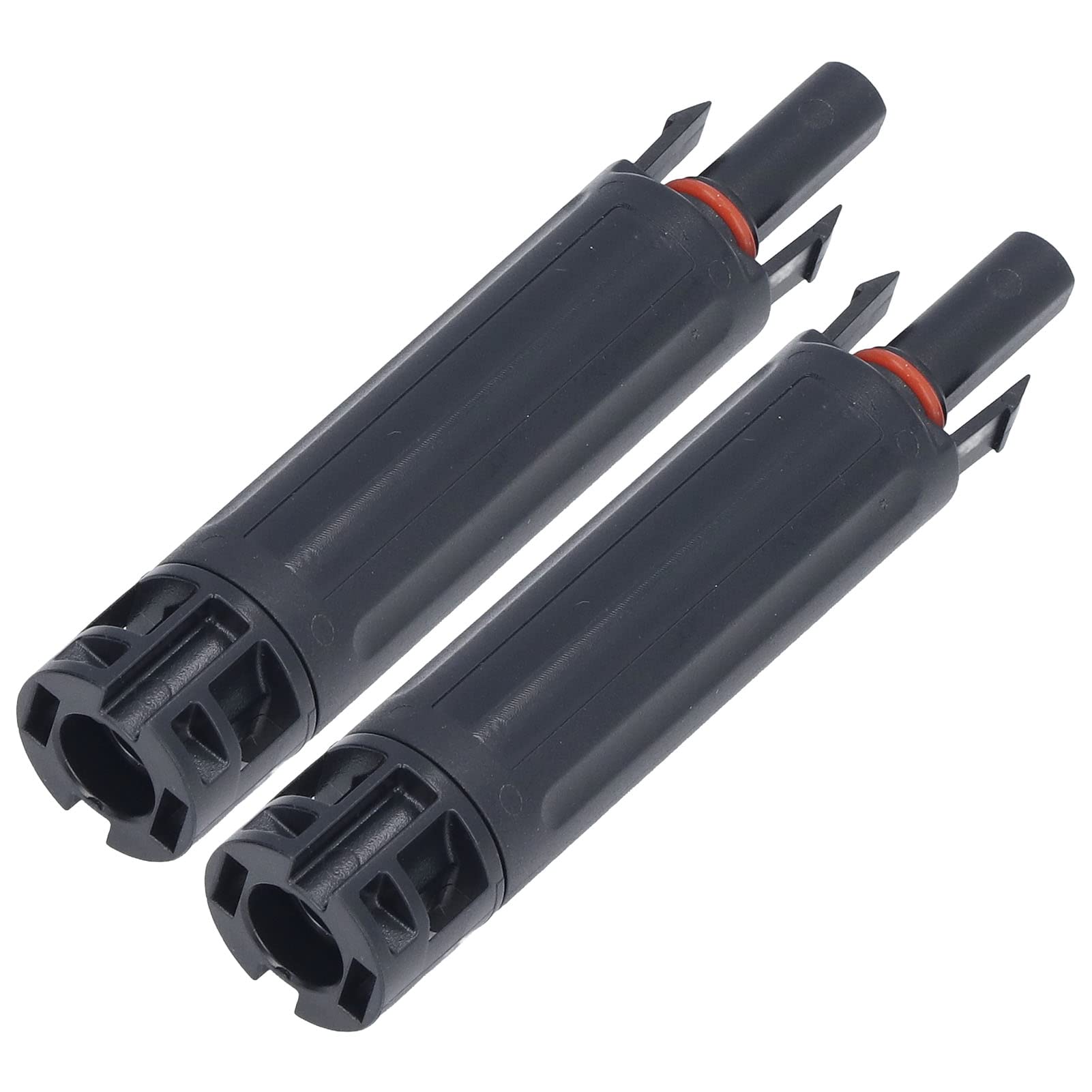 EBTOOLS 2 Pack 1000V Solar Panel Connectors - Waterproof MC4 Connectors with 15A Fuse Holder for Solar Panel Wiring - Perfect for RV, Off-Grid & Home Solar Systems