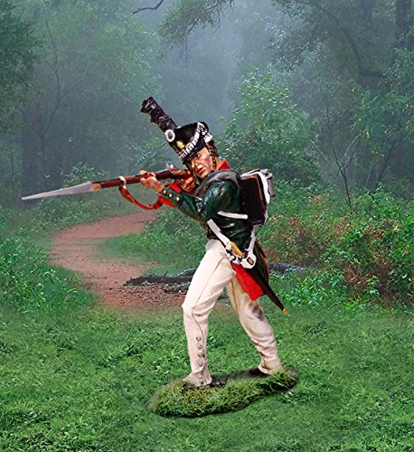 Collector's Showcase CS00943 1:30 Scale Napoleonic Russian Standing Firing Pewter Figure - Perfect for Historical Displays, Wargaming, and Miniature Collections