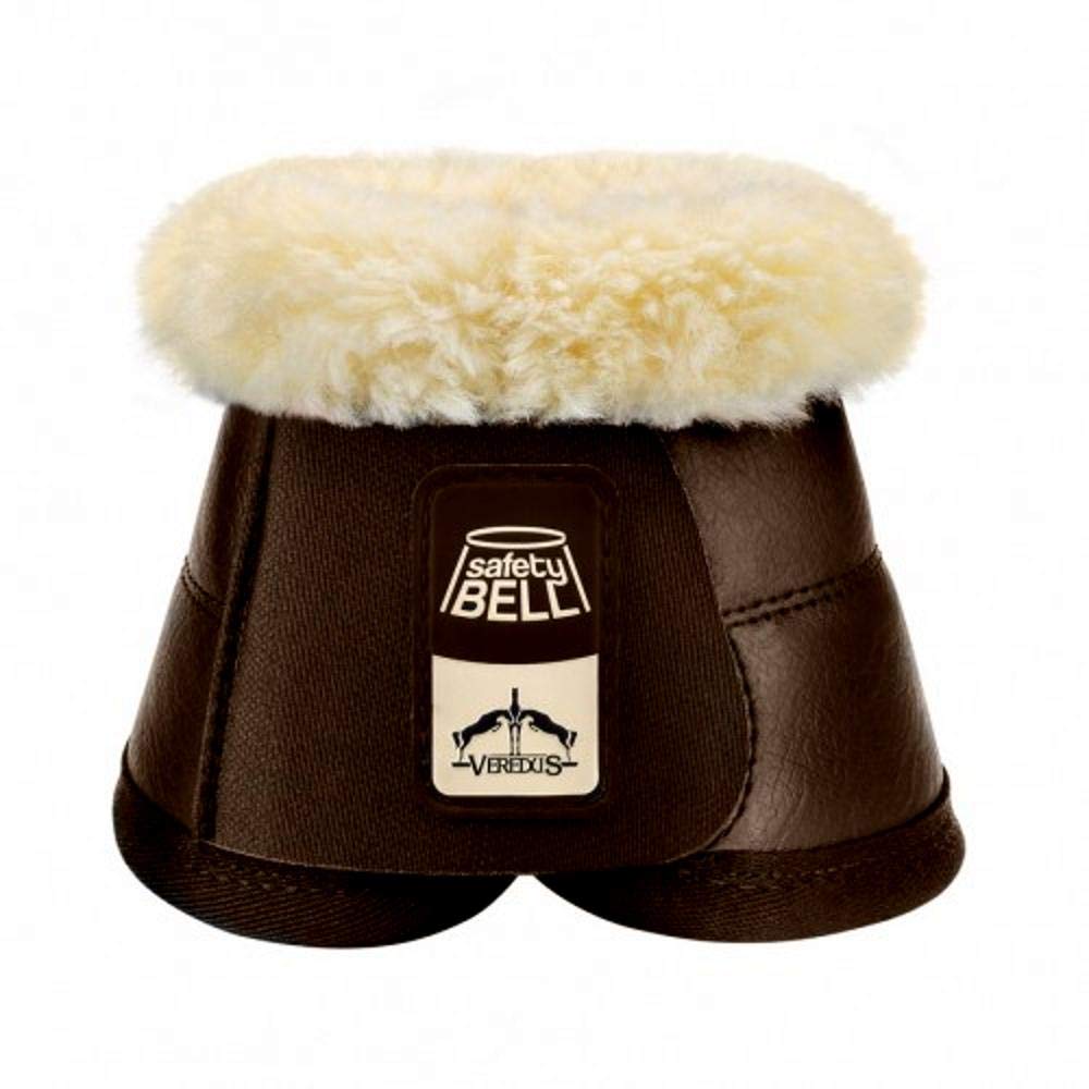 XL Black Safety Bell Boots for Horses - Durable Hoof Protection for Riding, Training & Turnout