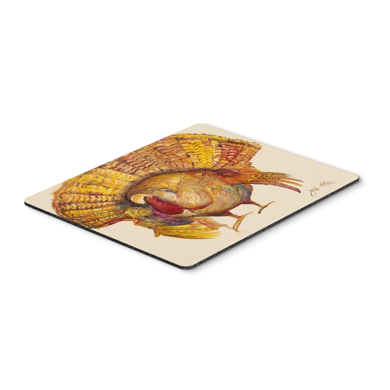 Turkey Mouse Pad & Trivet - Washable Large Mousepad for Home Office, Gaming, Working Computers & Laptop - Perfect for Thanksgiving Decor & Kitchen Use