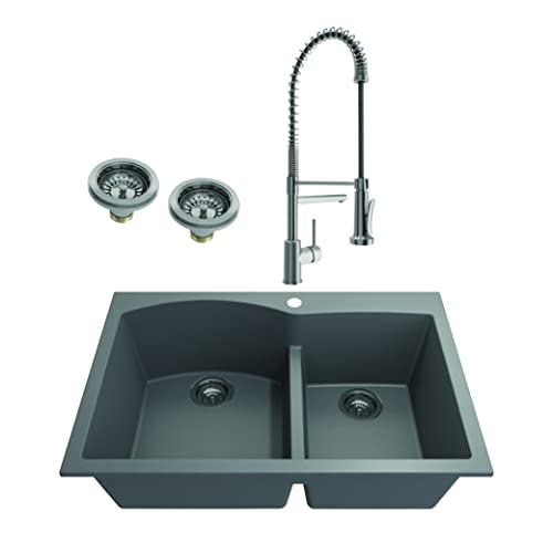 Concrete Gray/Stainless Steel