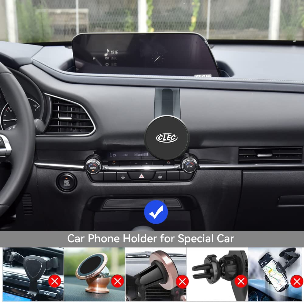 Beerte Magnetic Car Phone Holder for Mazda CX-30 2020-2024 - Universal Air Vent Mount Compatible with All Smartphones (iPhone, Samsung, etc.) - Secure Hands-Free Driving for GPS Navigation & Music Control