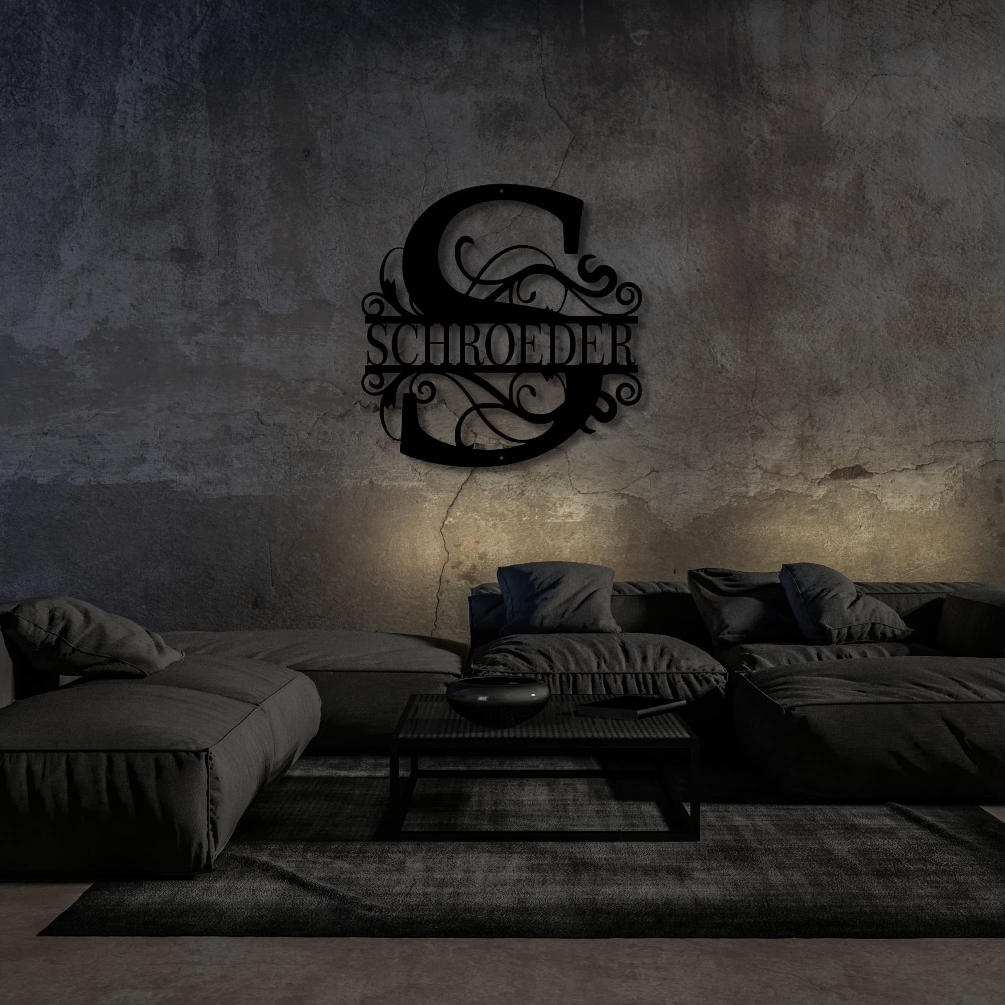 LaModaHome SCHROEDER Metal Wall Art Decor for Living Room & Bedroom