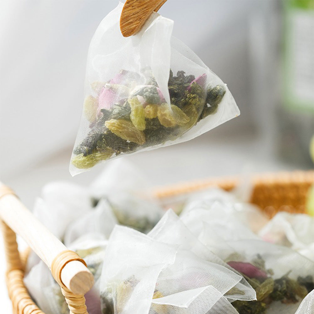 Premium Green Grape Fruit Tea Bags - Natural Antioxidant Rich Herbal Tea for Relaxation & Wellness | Perfect for Afternoon Tea Time, Office Break or Gift Giving
