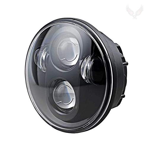 Eagle Lights 5.75 Inch LED Headlight Kit for Honda VTX 1800 & 1300 (2002-2008) - Plug & Play with Mounting Bracket & Hardware - High Performance Motorcycle Lighting for Night Riding & Improved Visibility