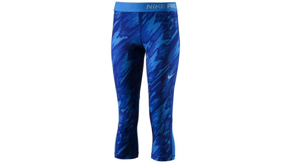 Nike Kids Pro Cool Printed Training Capri Pants for Big Kids - Breathable & Comfortable Workout Leggings for Running, Yoga, and Sports Activities