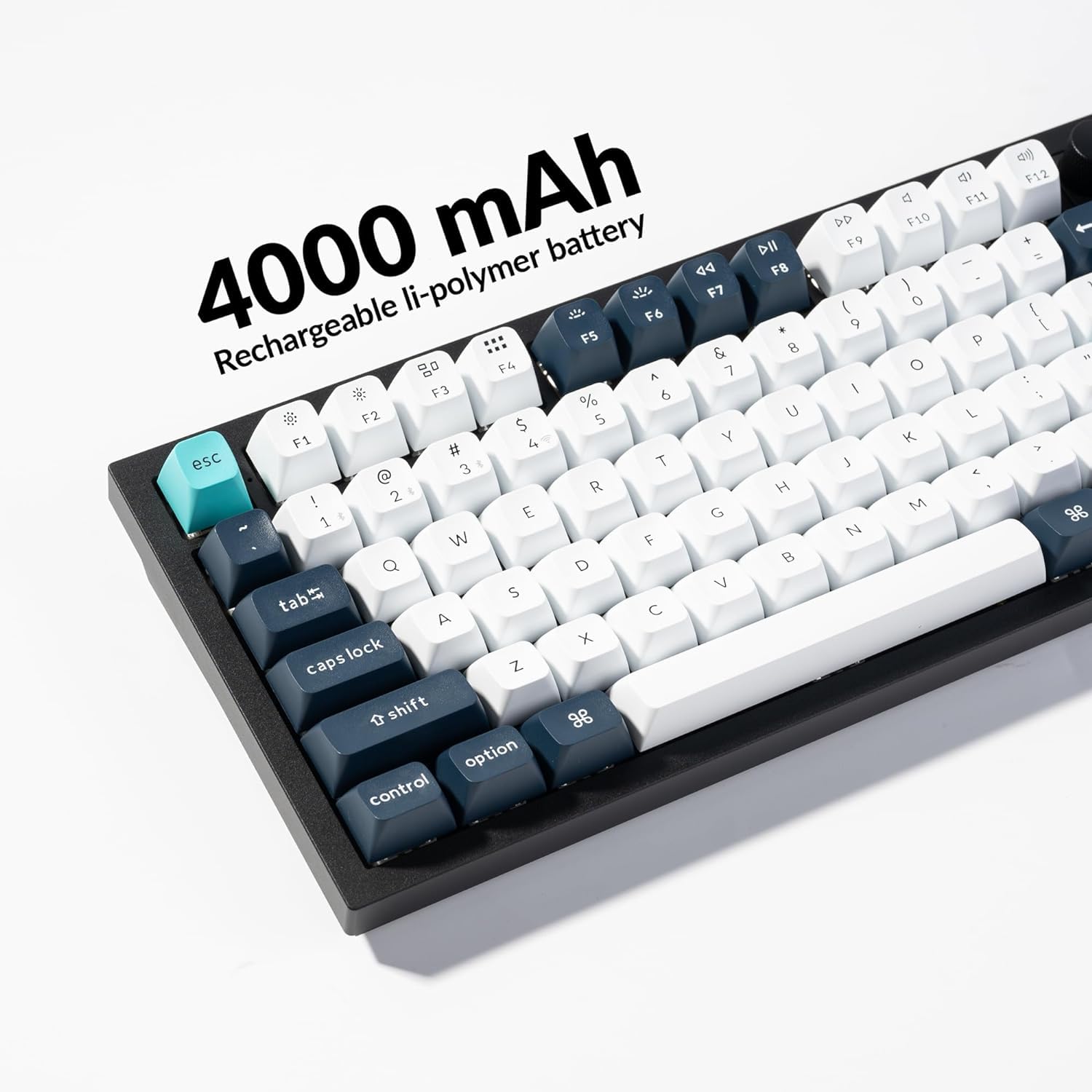 Keychron Q6 Max Full-Size Wireless Custom Mechanical Keyboard - Full Metal Body, QMK/VIA Programmable, Bluetooth 5.1/2.4GHz/Wired, RGB Backlit, Hot-Swappable Gateron Jupiter Brown Switches - Compatible with Mac/Windows/Linux - Perfect for Gaming, Coding & Office Work