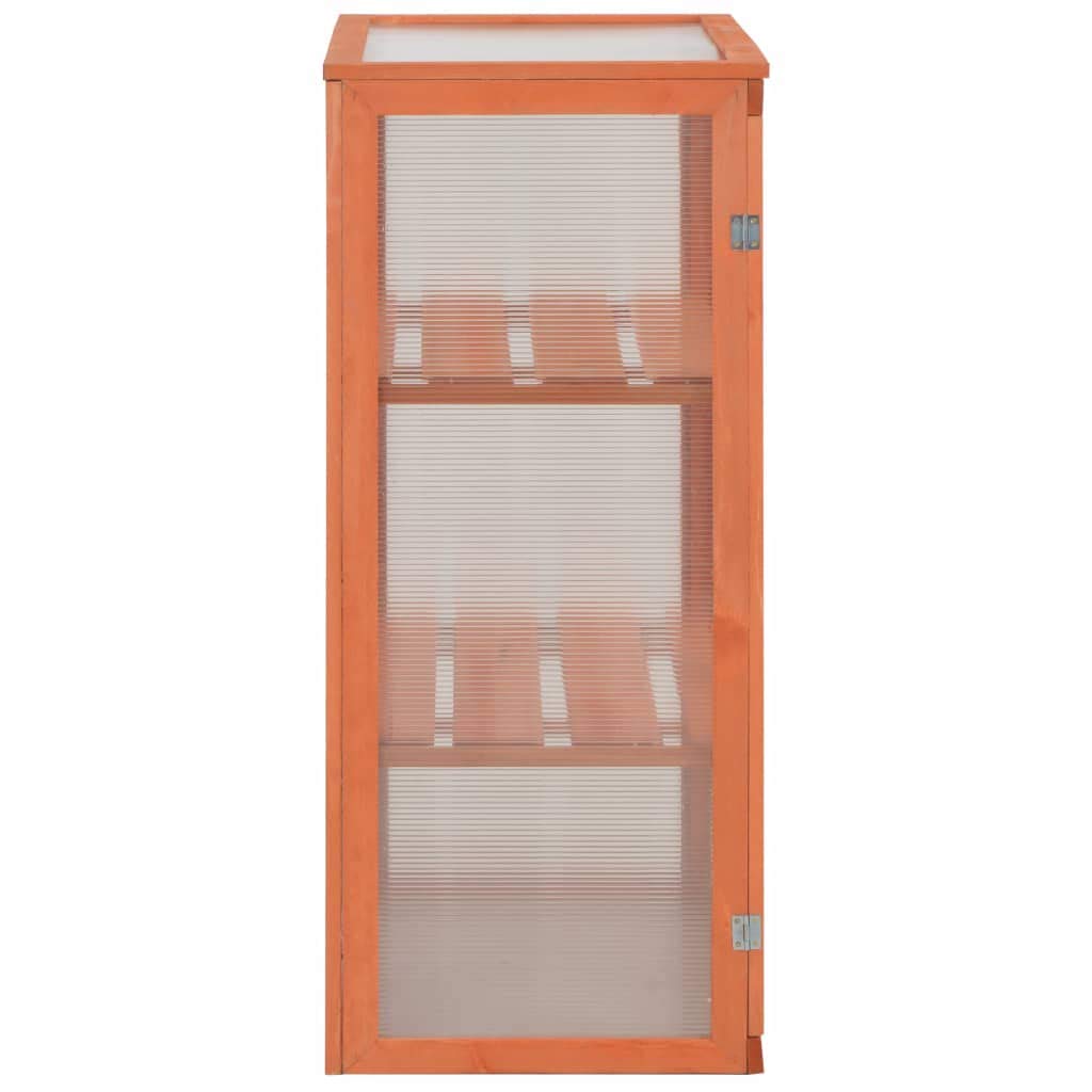 FAMIROSA 29.5x18.5x42.9 Inch Wooden Greenhouse for Plants - Perfect for Indoor Gardening, Backyard, Patio & Balcony Plant Growing