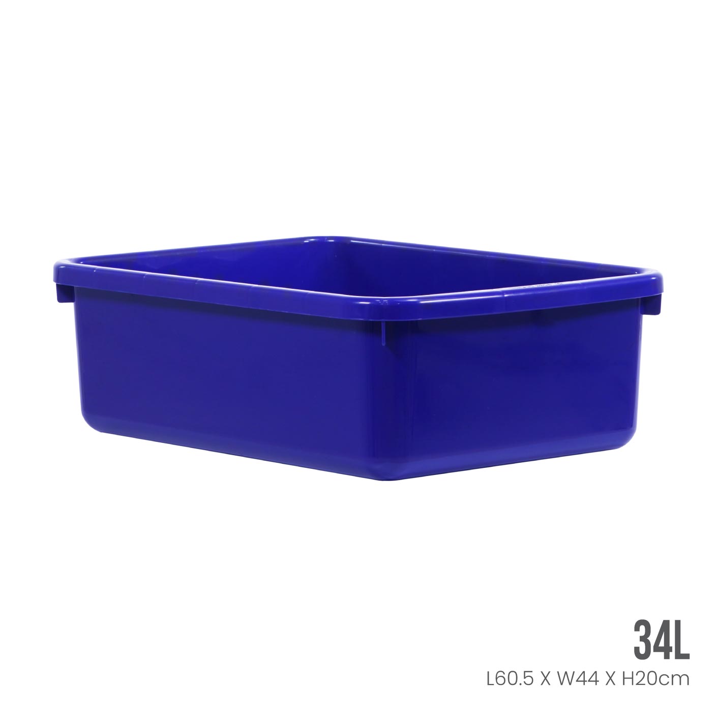 Heavy Duty Industrial Plastic Storage Container (ID3906) - Stackable Bins for Warehouse Organization, Garage Storage & Commercial Use