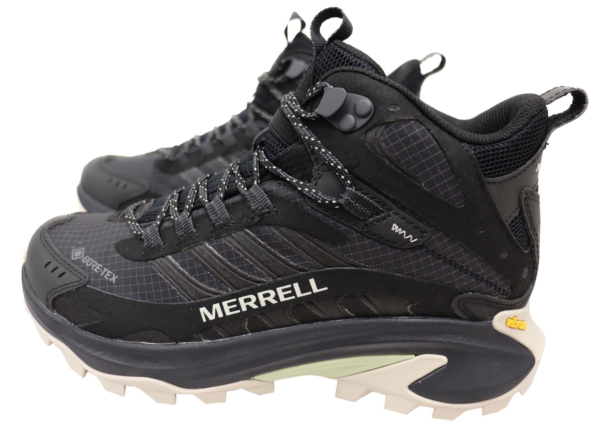 Merrell Women's Moab Speed 2 Mid Gore-Tex Waterproof Hiking Boots - Comfortable & Durable Lace-Up Outdoor Shoes for Trail Walking, Camping & Backpacking