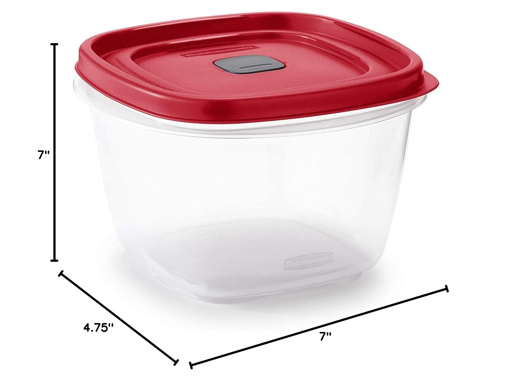 Rubbermaid 7-Cup Airtight Food Storage Containers (3-Pack) - BPA-Free Plastic Meal Prep Containers for Kitchen, Leftovers & Pantry Organization