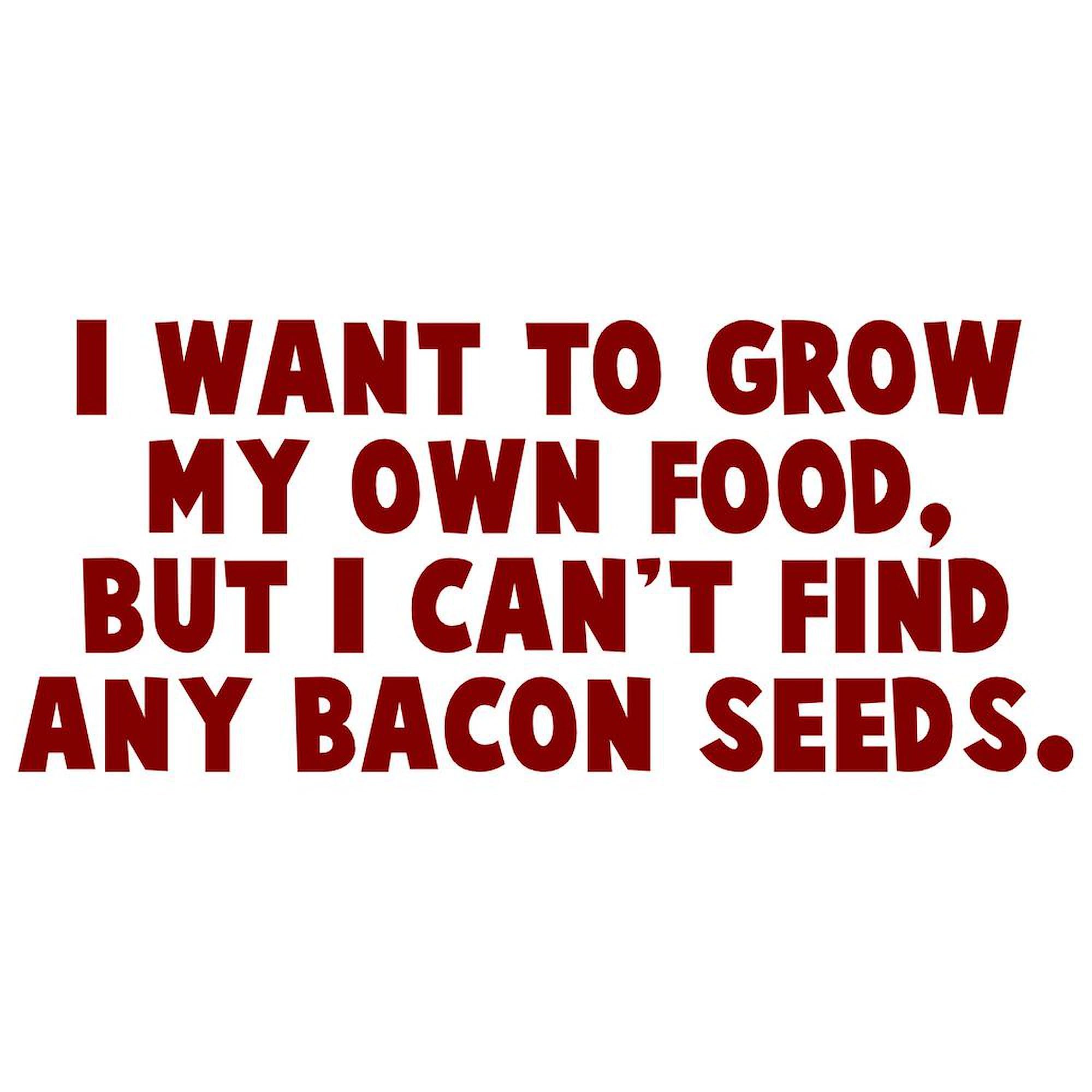 Premium 11 oz (325 ml) Ceramic Coffee Mug - Funny Bacon Seeds Design - Perfect for Coffee, Tea & Hot Drinks at Home, Office or Gifts