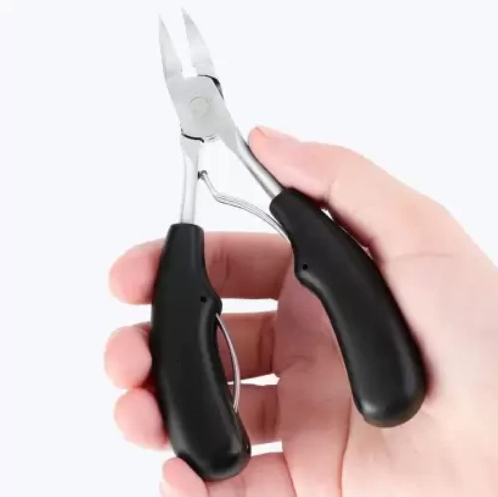 FeelHigh Professional Nail Clipper Set for Men, Women & Seniors - 2 Pack Stainless Steel Toenail Clippers with Comfort Grip - Perfect for Home, Travel & Pedicure Care
