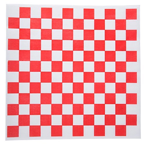 100 Pack Red Chekered