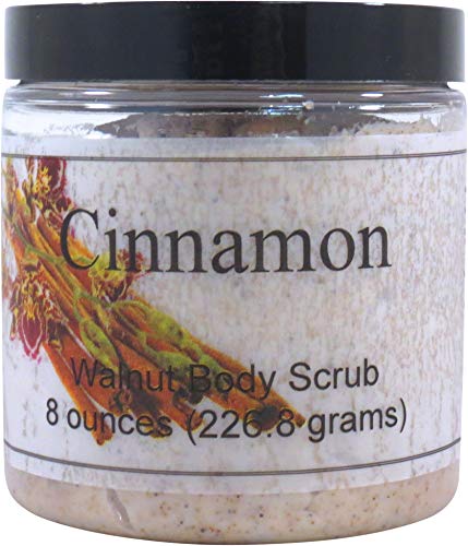 Eclectic Lady Cinnamon Walnut Body Scrub - 8 oz Exfoliating Scrub for Smooth Skin | Natural Skincare for Dry Skin & Spa Treatment at Home