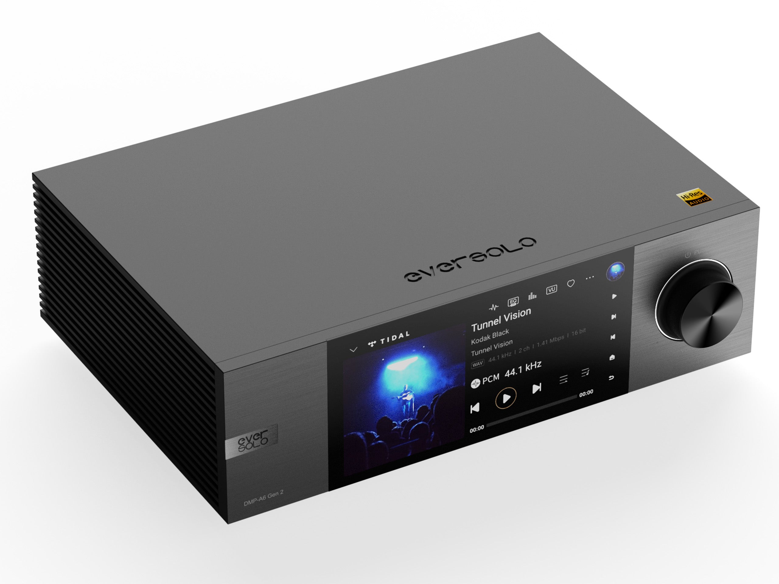 EverSolo DMP A6 Gen 2 Hi-Res Audio Streamer & DAC with Bluetooth 5.0 | Lossless Music Player for Home Theater & Audiophile Systems | Perfect for Streaming Spotify, Tidal & FLAC Files