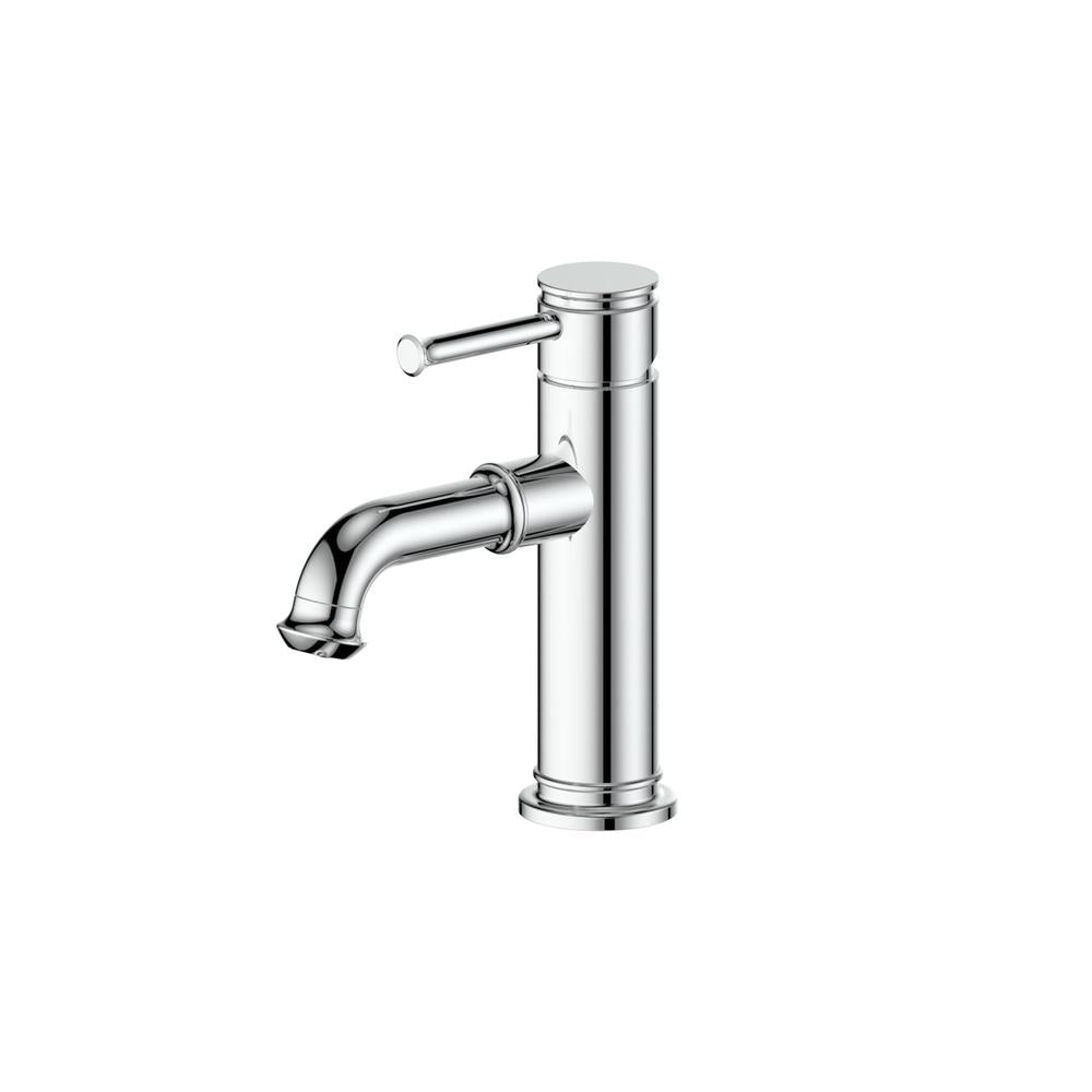 ZLINE Carnelian Bathroom Faucet - Single Handle Deck Mount Bathroom Sink Faucet with Pop-Up Drain, Matte Black Finish - Perfect for Modern Bathroom Renovations and Spa-Like Vanity Upgrades