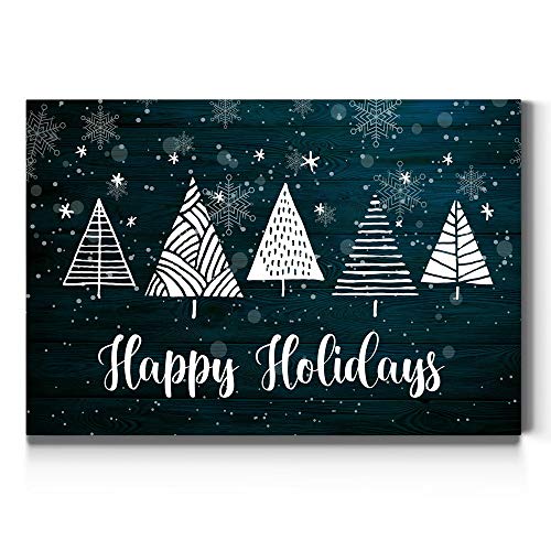 Happy Holidays (Blue)