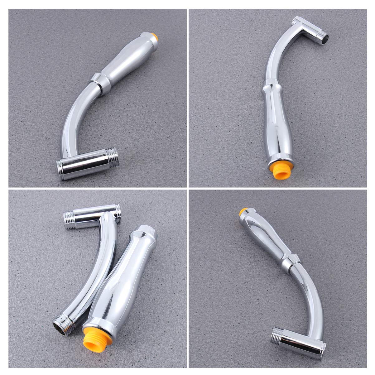 Hemoton Adjustable Shower Head Extension Arm with Stand - Extendable Handheld Shower Nozzle for Bathroom, Spa & Pet Washing - Perfect for Low Ceilings & Relaxing Shower Experience