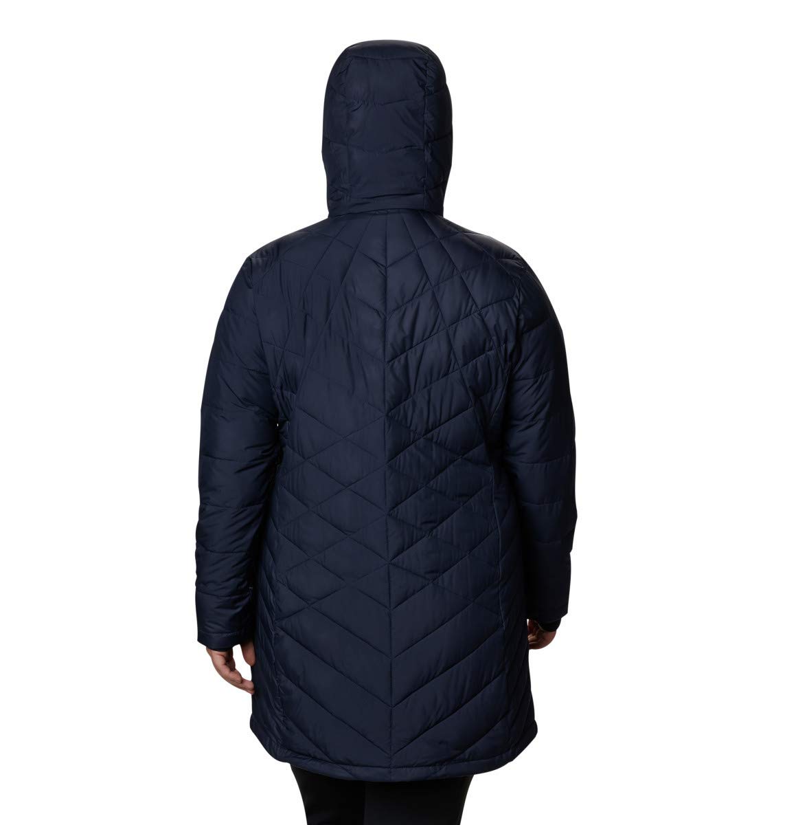 Columbia Women's Heavenly Long Hooded Jacket - Waterproof Winter Coat for Hiking, Skiing & Outdoor Activities