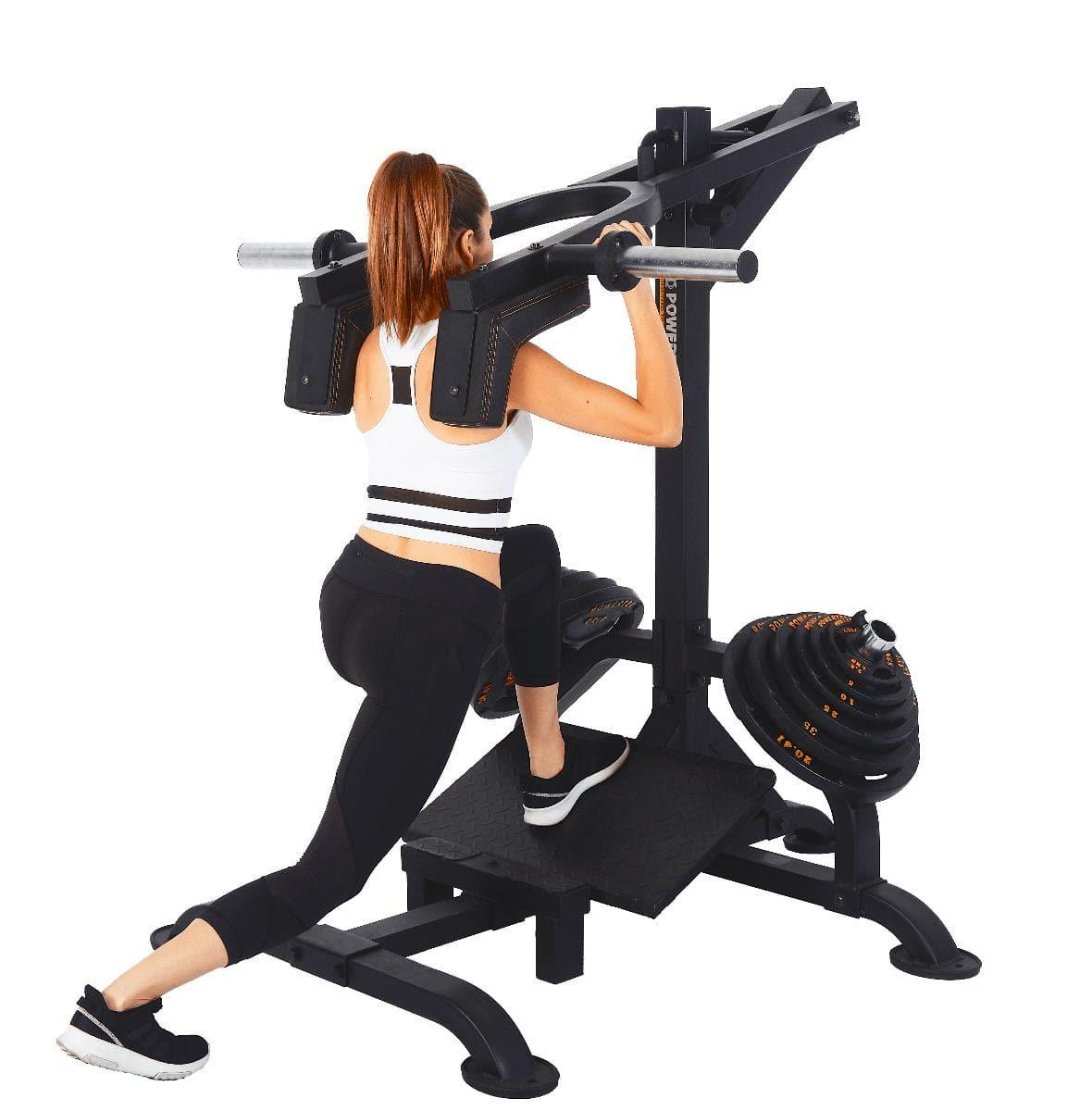 Powertec LeverGym Squat & Calf Machine - Heavy Duty Home Gym Equipment for Leg Workouts & Strength Training | Perfect for Home Fitness, Garage Gyms & Personal Training Studios