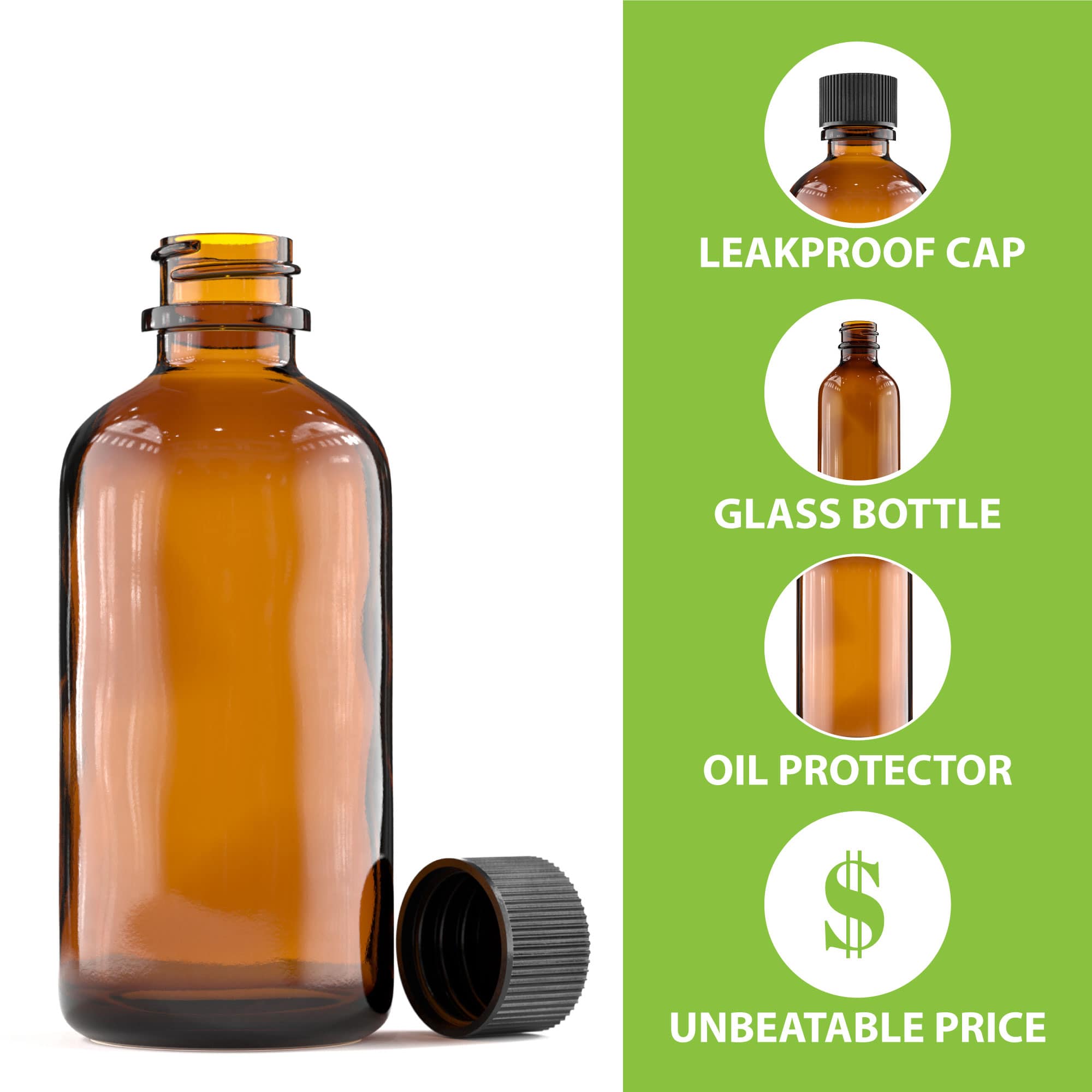 120mL Empty Plastic Bottles (No Caps) - Ideal for DIY Crafts, Travel Toiletries & Essential Oil Storage