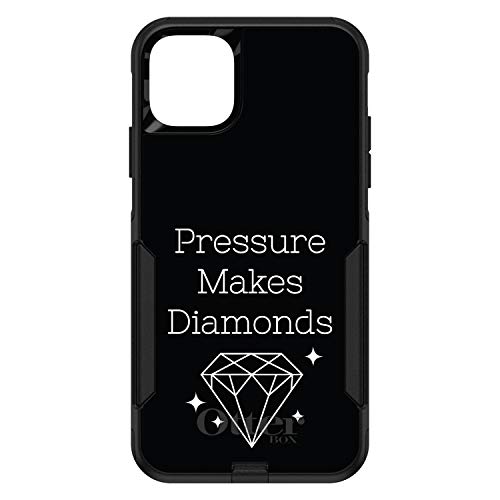 Pressure Makes Diamonds - Black / White On Black Case