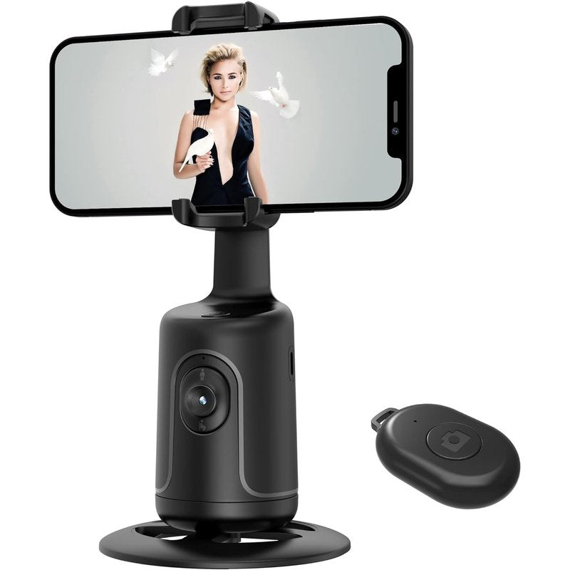 360° Auto Tracking Smart Selfie Stick with Portable Tripod - Perfect for Vlogging, Travel & Group Photos
