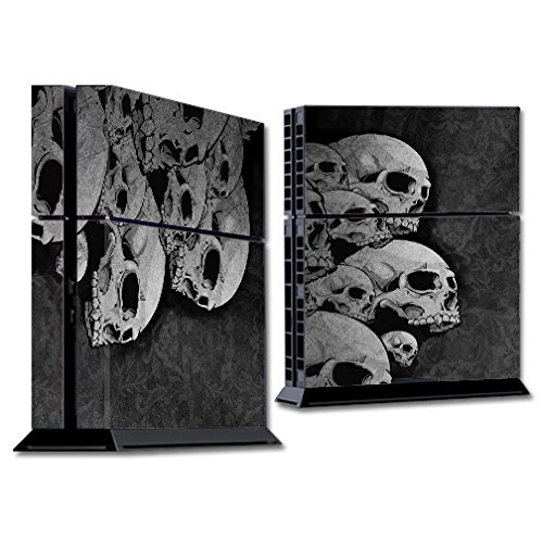 Custom Skull Design Vinyl Skin Decal Wrap for Sony PlayStation 4 Console - Protective Cover with Easy Installation - Perfect for Gaming Setups & Personalization