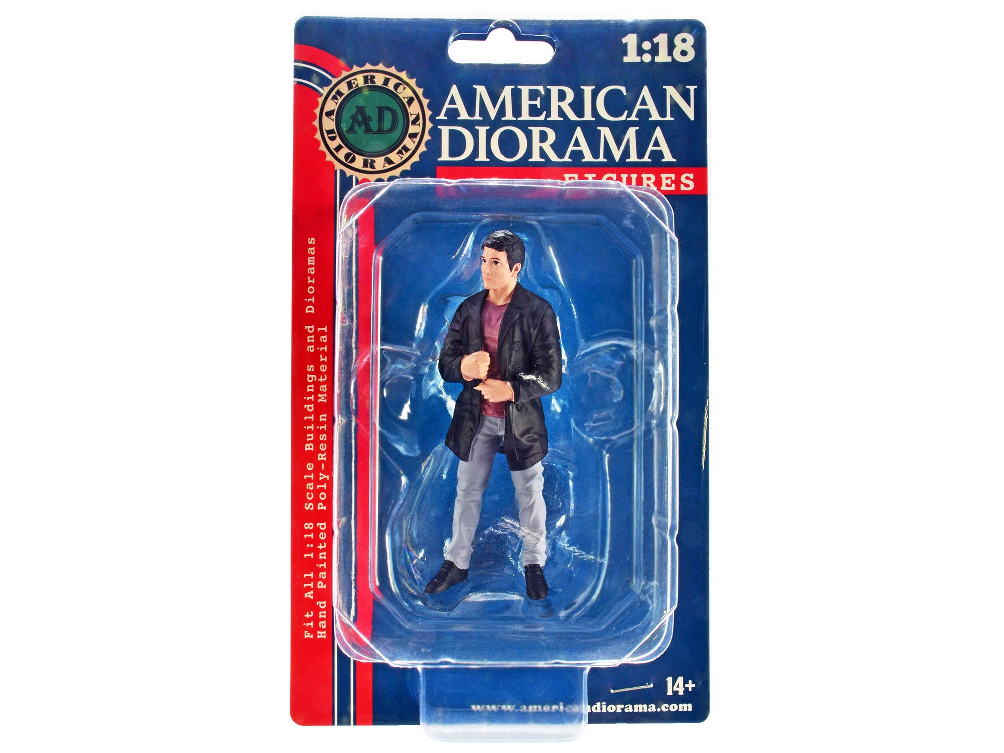 1/18 Scale Model Car Meet 3 Figure Set - Realistic Miniature Figures for Diecast Car Displays by American Diorama - Perfect for Dioramas, Car Shows & Collectors