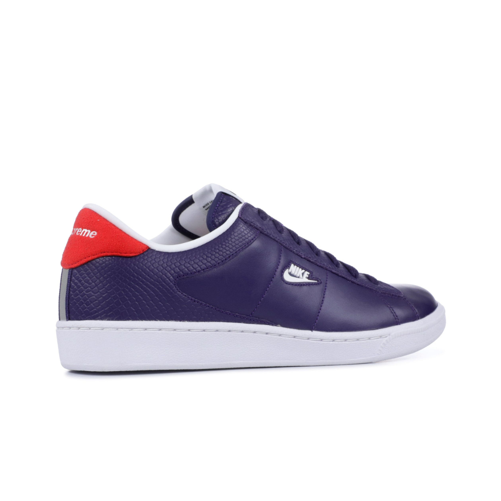 Nike SB Tennis Classic Supreme Sneakers - Ink White & Sport Red Colorway | Men's & Women's Casual Skate Shoes for Streetwear & Urban Fashion