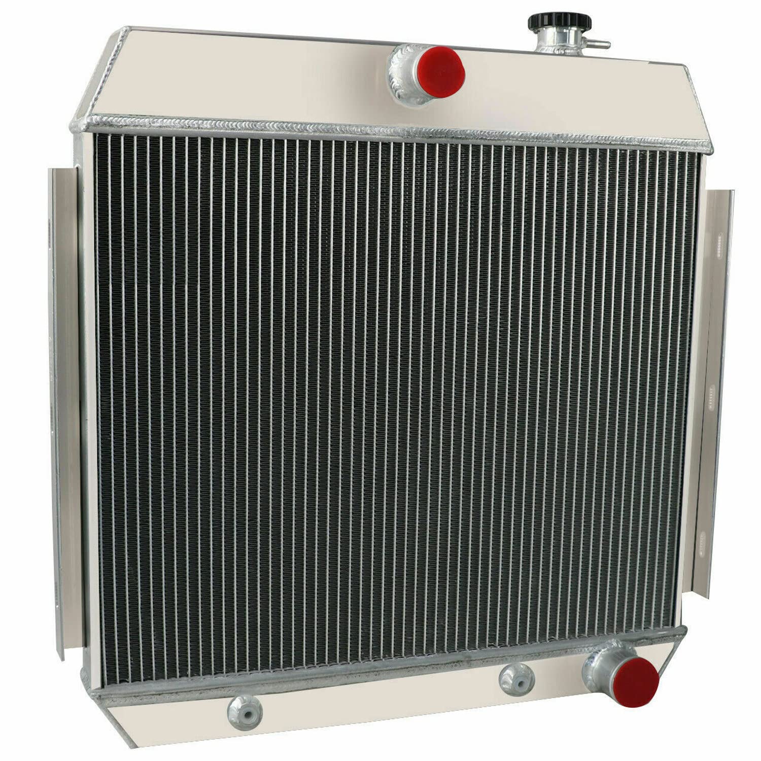 1955-1957 Chevy Bel Air Aluminum Radiator - 3 Row Cooling System with 16