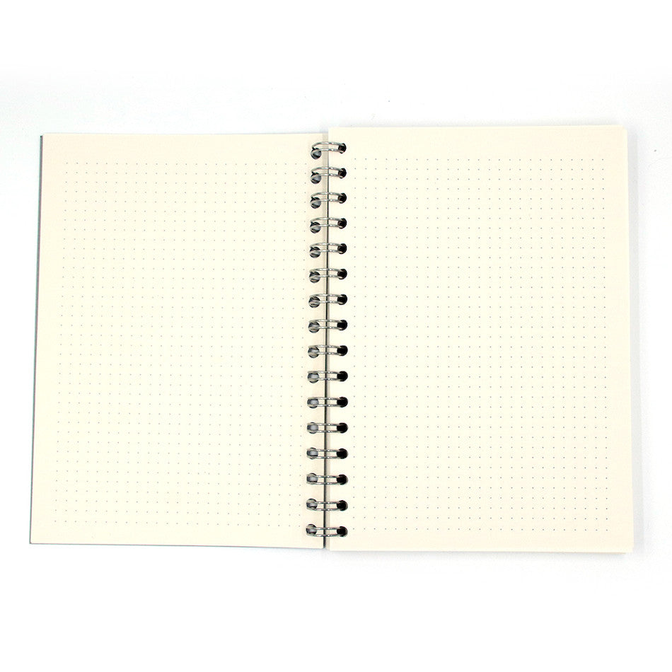 Coffeenotes Grande Wirebound Notebook Grey - Premium Lined Journal for Writing, Note Taking & Sketching - Perfect for Office, School & Creative Projects