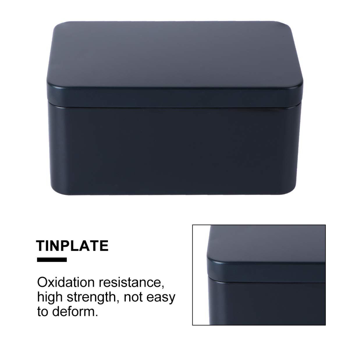 Premium Airtight Tea Storage Tin Box - Zerodeko Decorative Metal Container for Loose Leaf Tea, Coffee, Candies & Spices - Perfect for Kitchen, Pantry & Home Organization