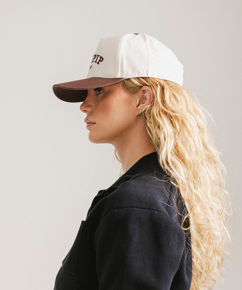 Gigi Pip Women's Vintage Distressed Trucker Hat - Adjustable Snapback Cap for Outdoor, Travel & Casual Wear