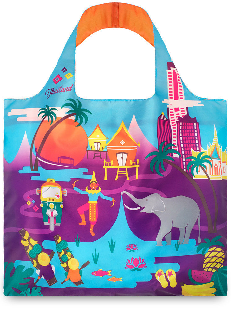 LOQI URBAN Collection Tote Bag - Stylish & Durable Reusable Shopping Bag for Groceries, Travel & Everyday Use
