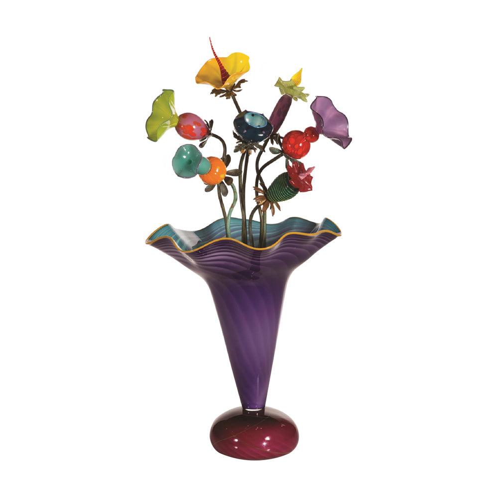Kliss Glass Art Vase - Handcrafted Glass Sculpture for Home Decor, Wedding Centerpiece & Gift Idea | Amazon Exclusive
