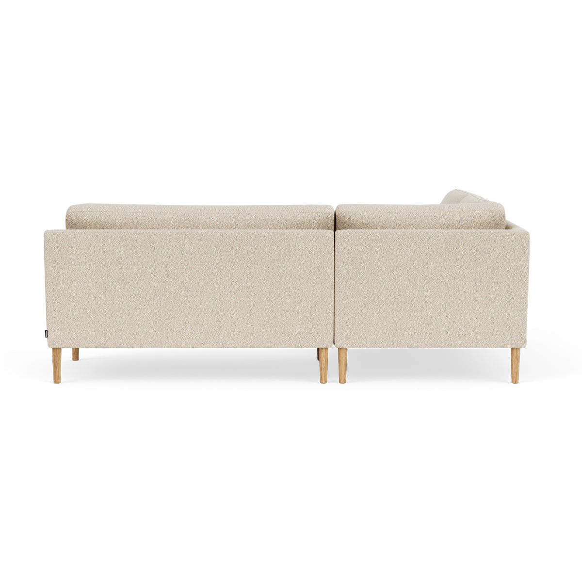 Astha Boucle Left Corner Sofa - Modern L-Shaped Sectional Couch for Living Room, Lounge & Office - Soft Fabric Upholstery, Comfortable Seating for Home Decor