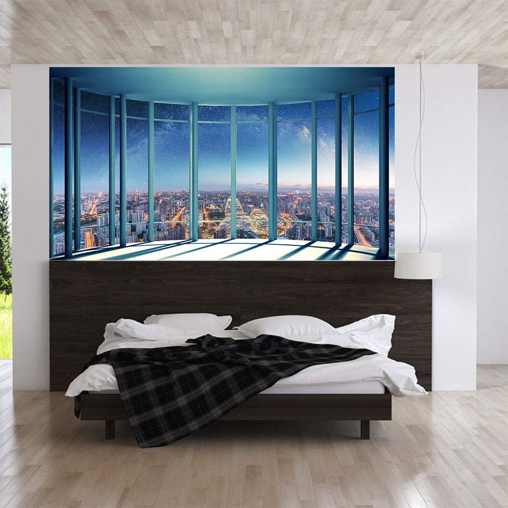 3D Peel and Stick Wallpaper - White PVC Self-Adhesive Wall Murals for Living Room, Bedroom & Dining Room | Easy DIY Home Decor | Perfect for Office, Apartment & House Renovation (CT-02)