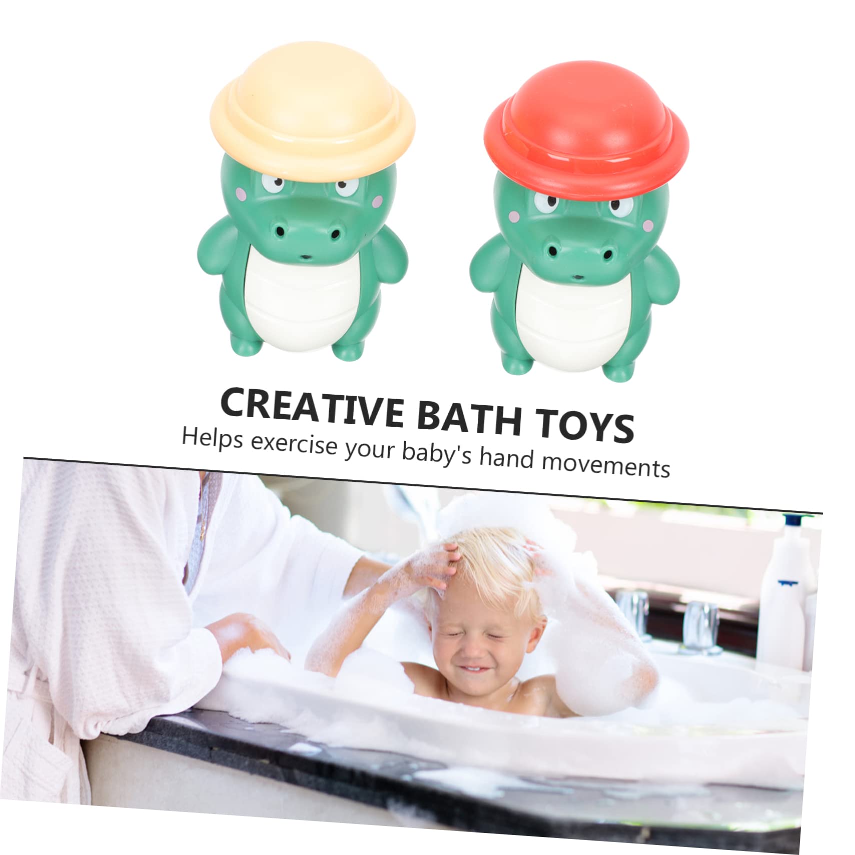 HEMOTON 2-Pack Animal Bath Toys - Whale & Friends Squirters for Kids, Fun Bathtub Water Play Toys for Toddlers & Babies - Perfect for Bath Time, Pool Parties & Sensory Play