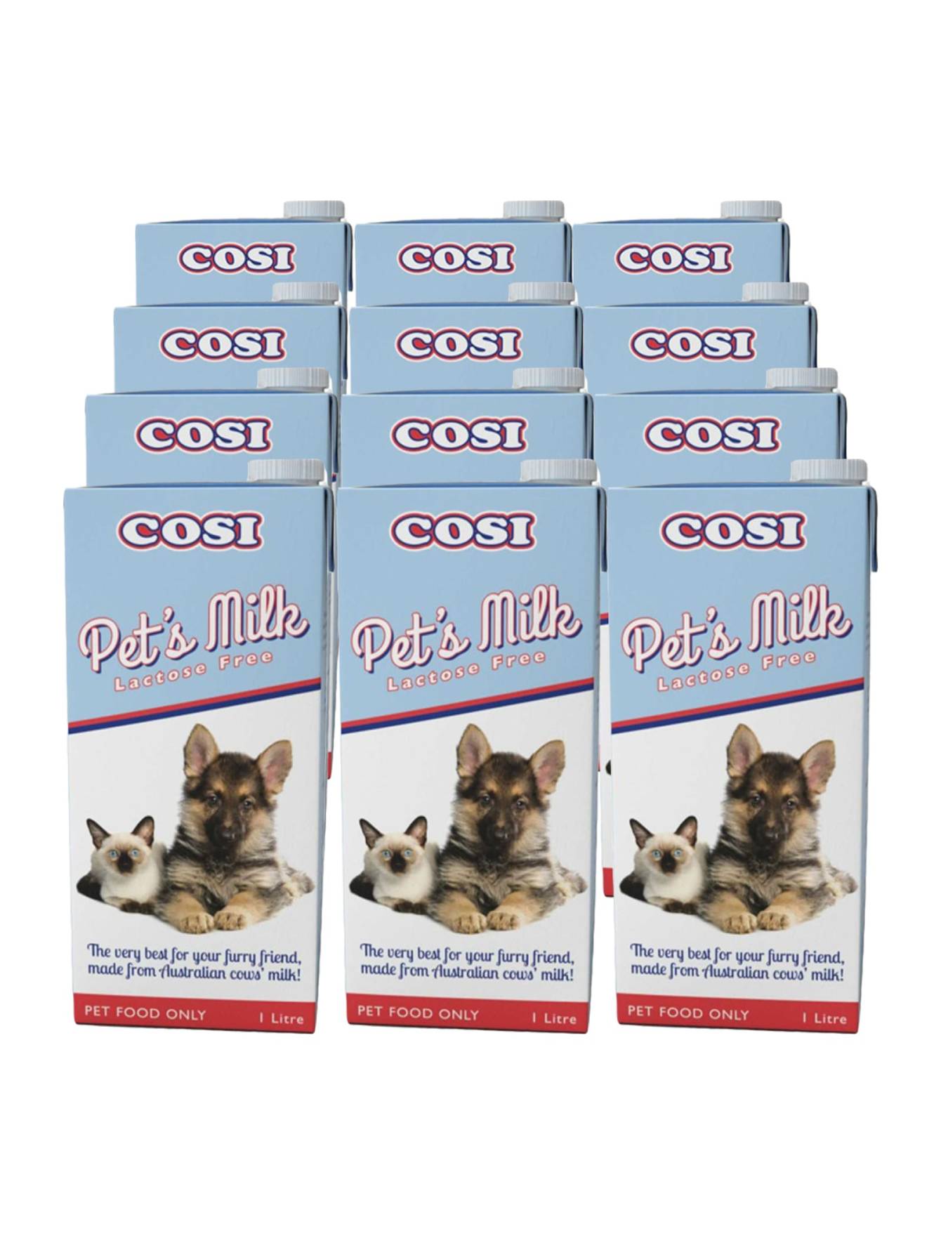 Lactose-Free Pet Milk for Dogs & Cats - 33oz (1L) | Gentle Digestive Formula for Sensitive Stomachs | Perfect for Puppies, Kittens & Senior Pets | Use for Hydration, Nutrition & Recovery
