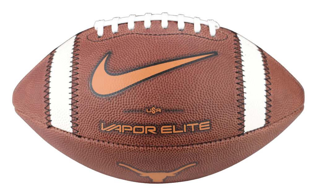 Official Nike Vapor Elite Texas Longhorns Game Football - Authentic College Team Jersey - Perfect for Game Day, Tailgating & Fan Collections
