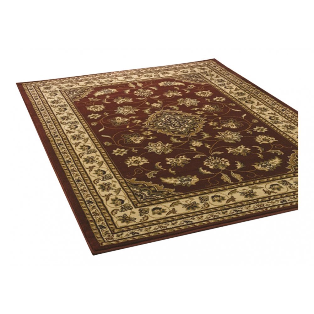 Stylish Sherborne Red 120x170 Oblong Area Rug - Premium Home Decor for Living Room, Bedroom & Office